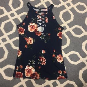 Floral tank top